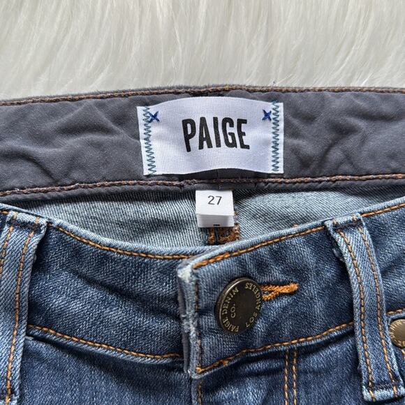 Paige Hoxton Ultra Skinny Distressed Jeans - Picture 4 of 8